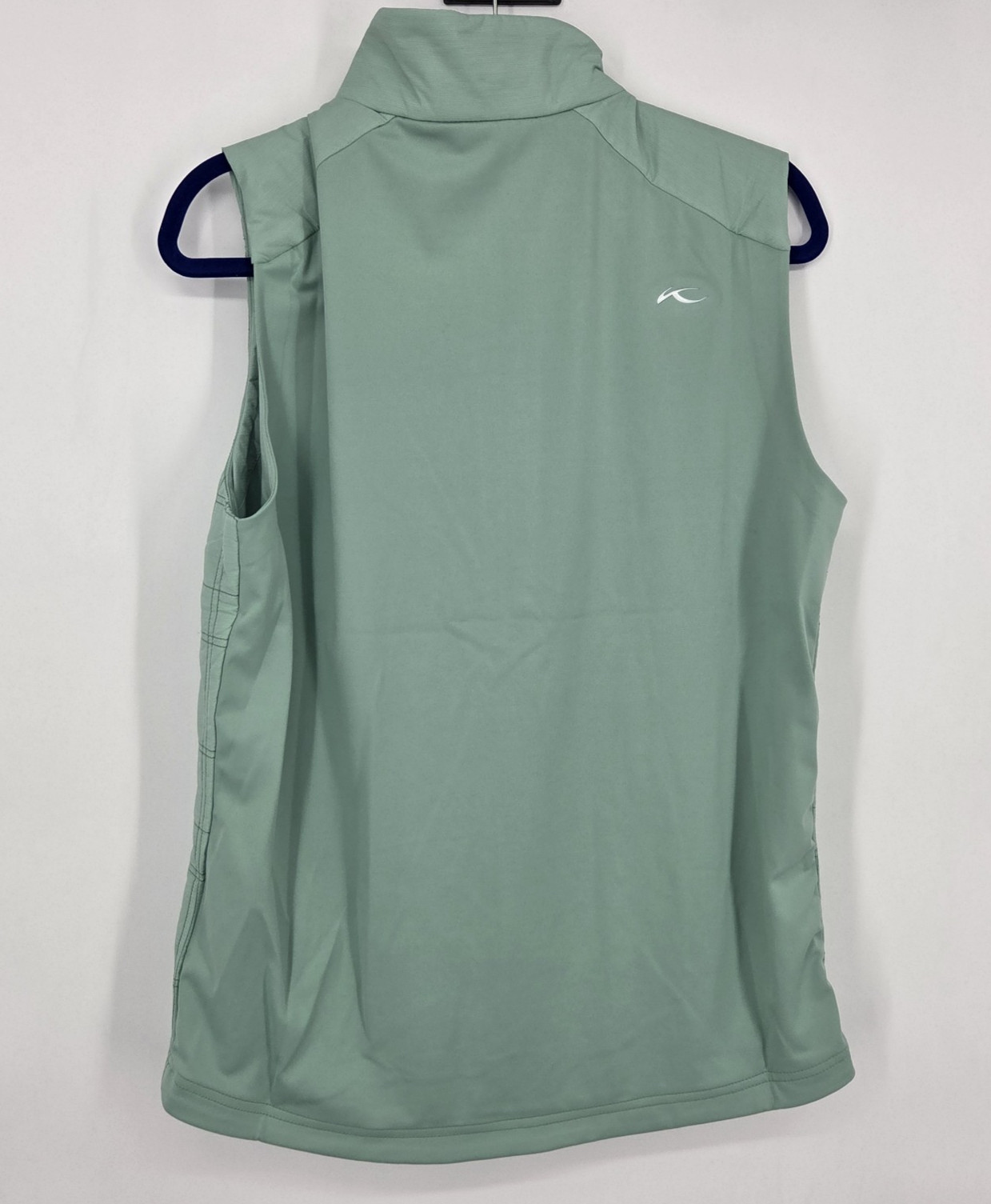 NEW KJUS Mens Rowan Insulated Vest Medium 50 Green Full Zip Quilted Activewear