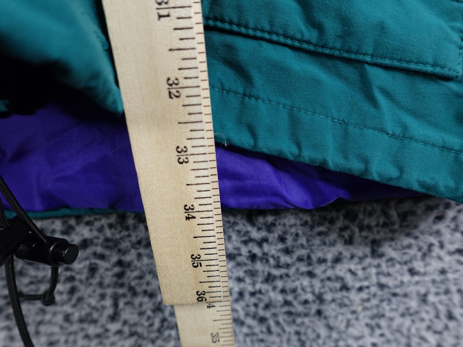Eddie Bauer Anorak Mens Coat Size Medium Solid Green 100% Nylon Pockets Lined