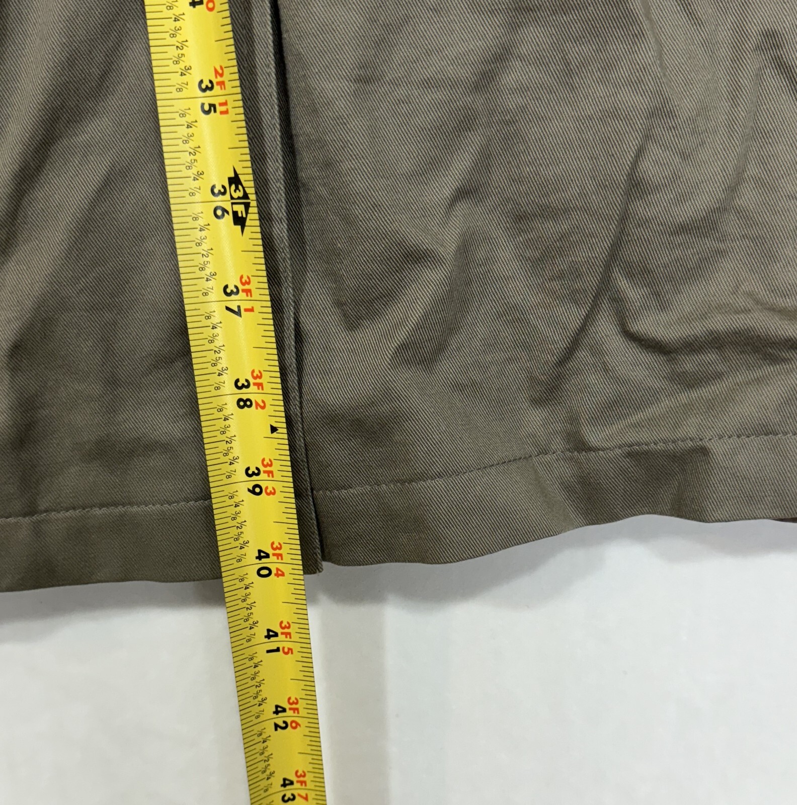 Martino Uomo Moda Overcoat Jacket Mens Size 44L Zip Out Lining Brown Raincoat