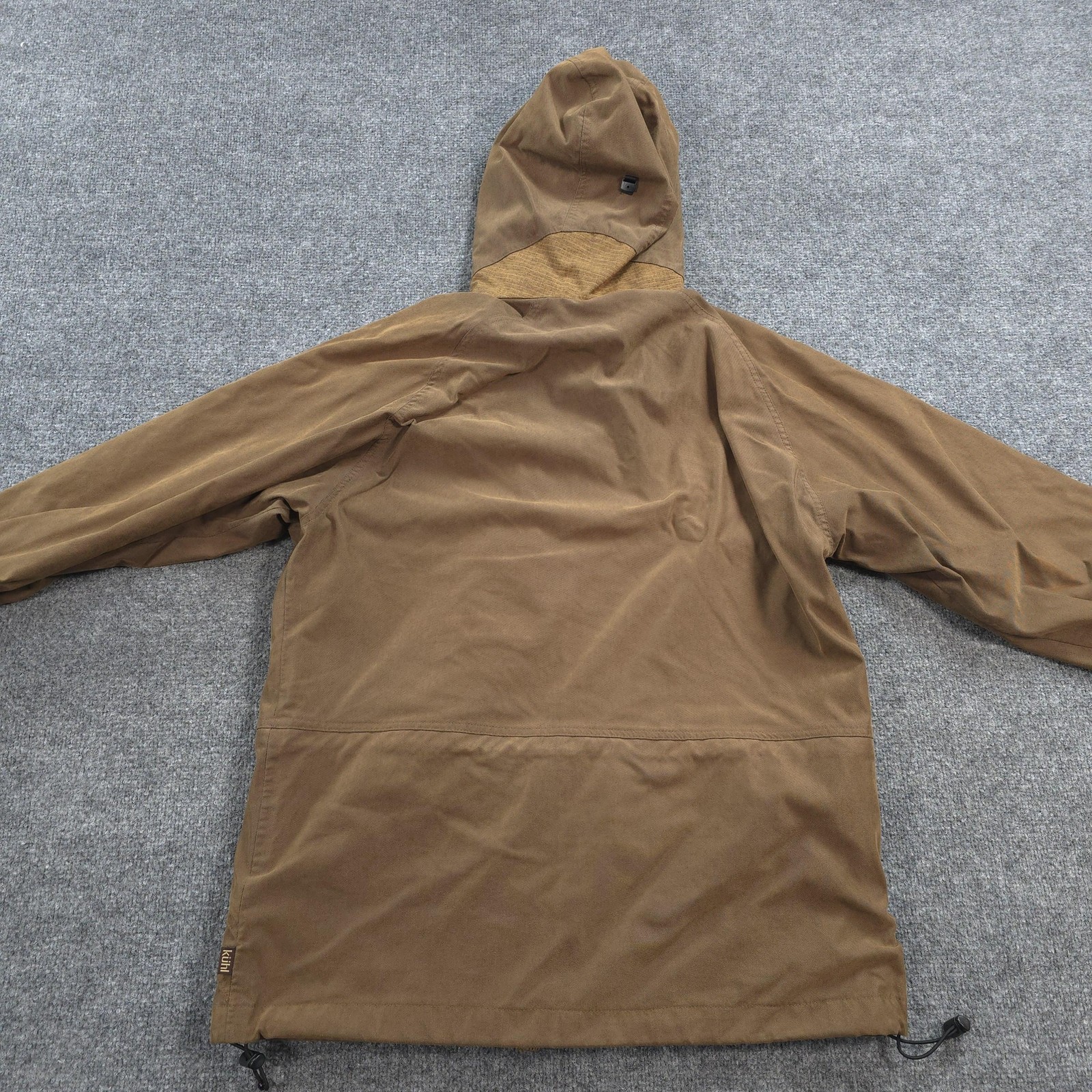 Vintage Alf Jacket Mens Large Brown Das Schell Hooded Hiking Outdoors Kuhl