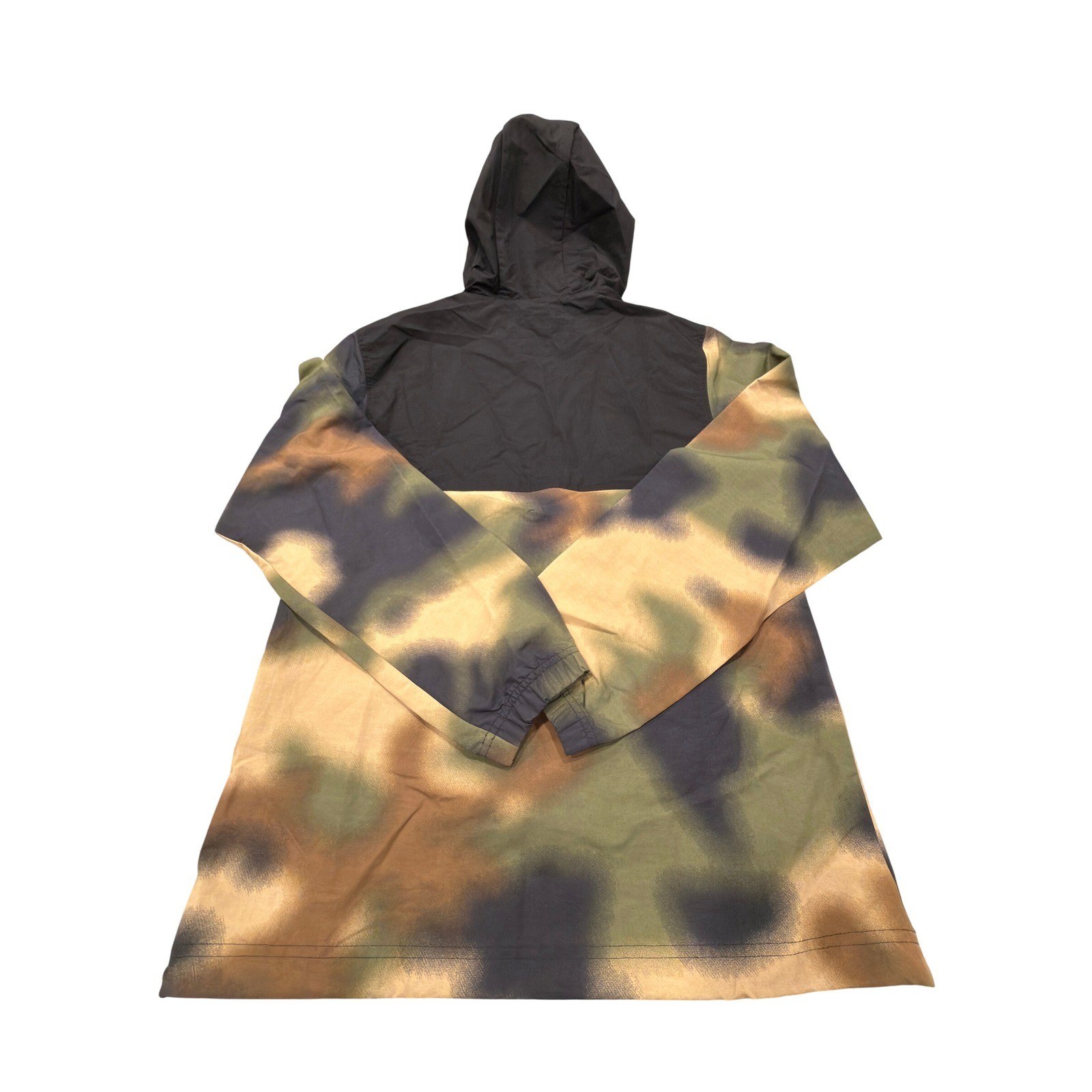 Adidas Originals Mens Camo Windbreaker Anorak Jacket Black GN1875 Small NEW
