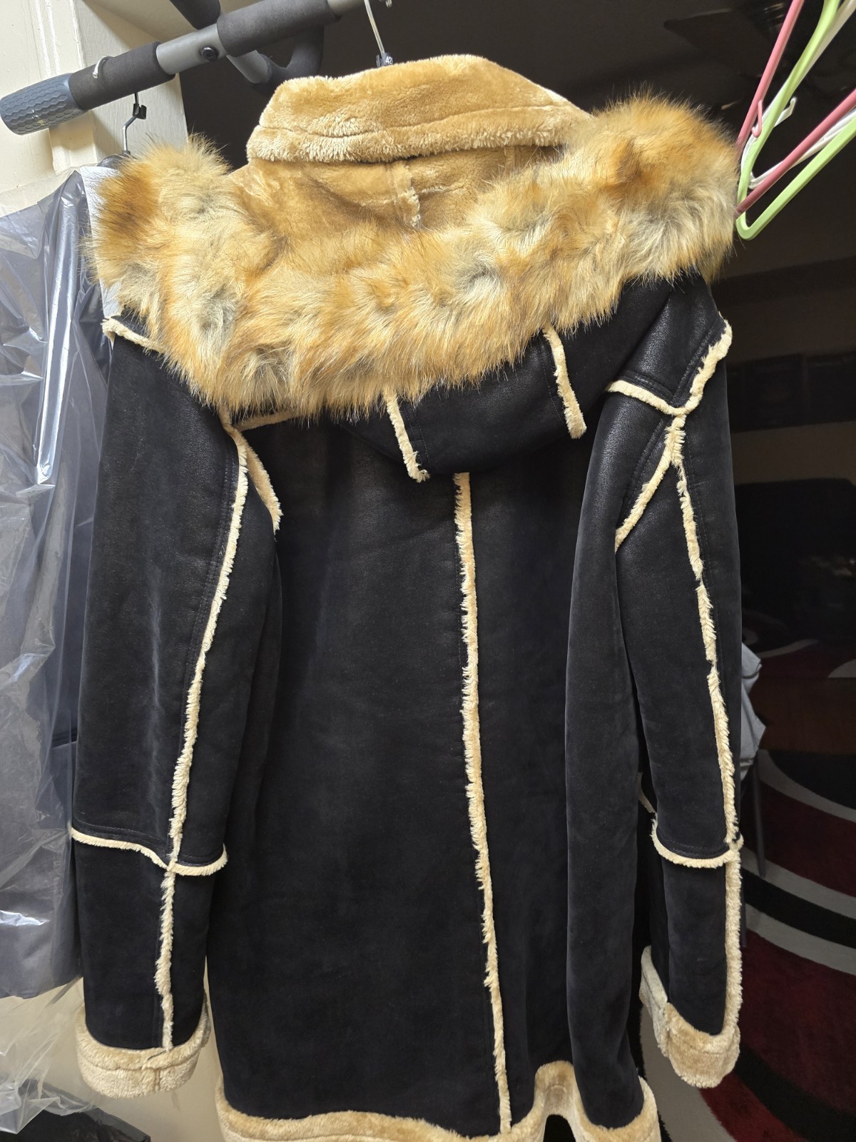 JORDAN CRAIG Denali Shearling Jacket Light Brown – Black Coffee