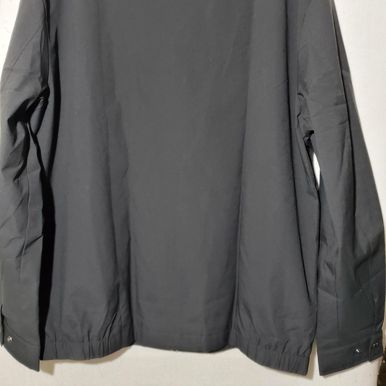 TacVasen Jacket Mens Large Black Lightweight Outdoor Full Zip Coach Windbreaker