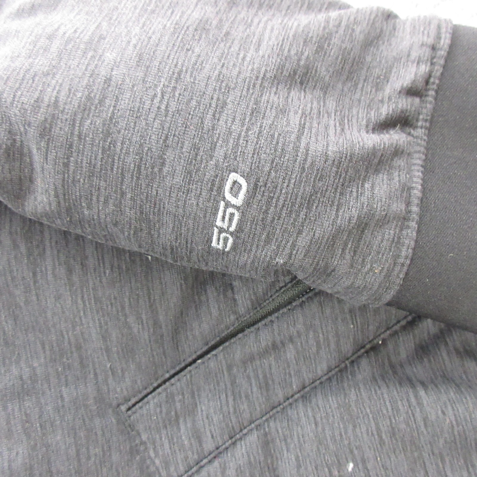 The North Face Jacket Mens Small Gray 550 Down Pullover Snap Puffer Insulated