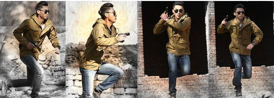 Mens Army Tactical Casual Clothing Flight Pilot Military Field Jacket Hot Top