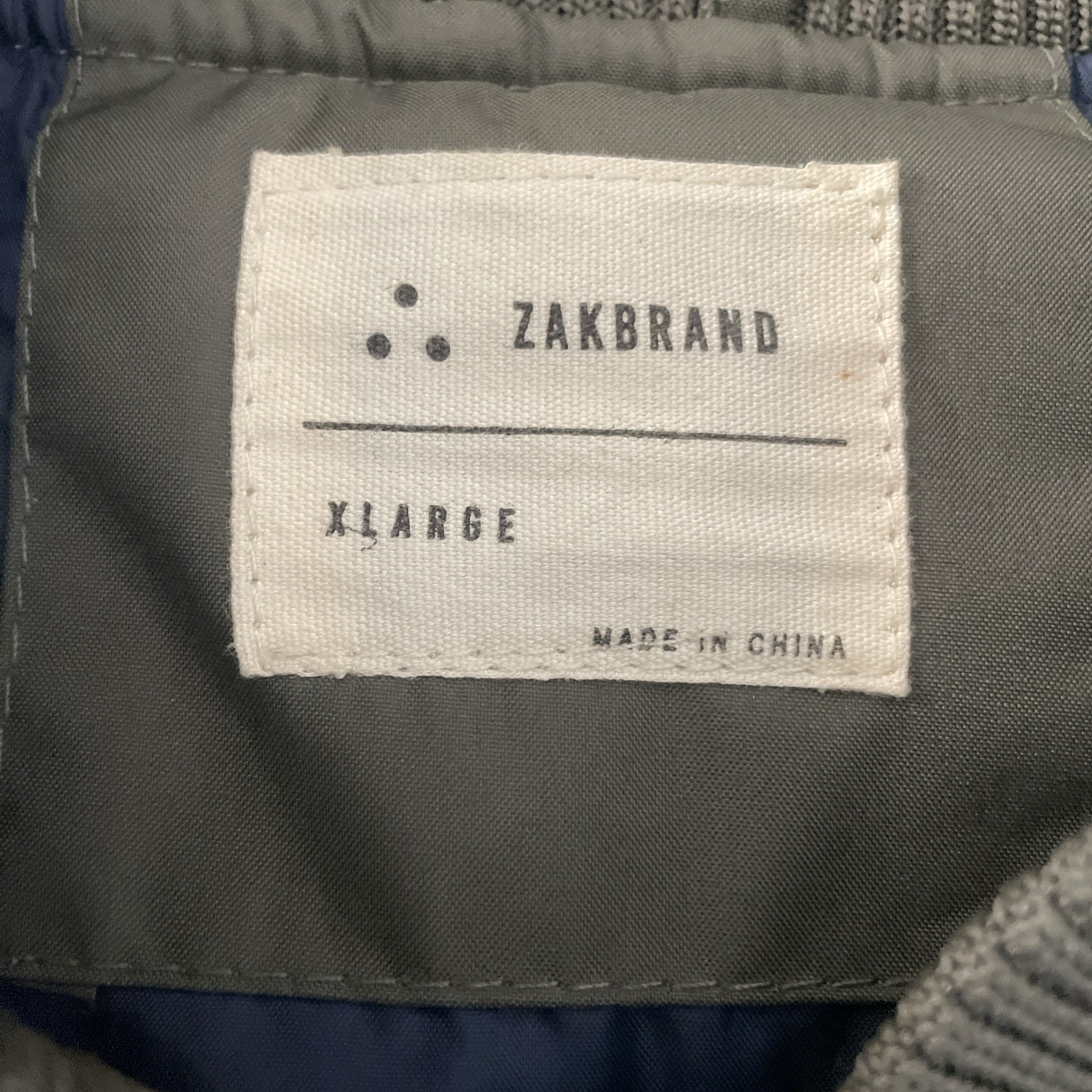 ZakBrand Men’s XL Olive Green Bomber Puffer Jacket Full Zip Los Angeles Style