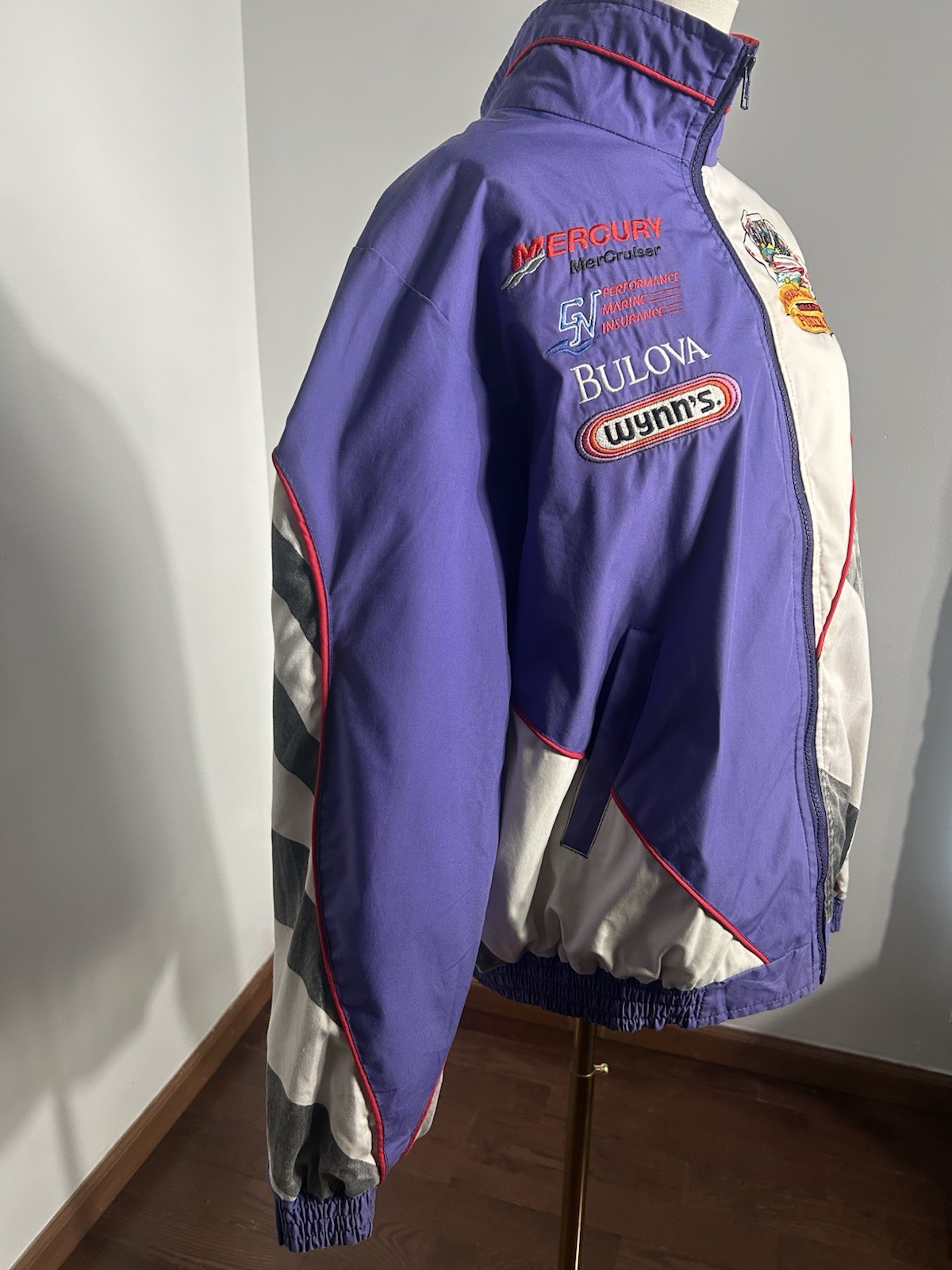 Vintage Poker Run Offshore Racing Jacket XL Mercury MerCruiser Bulova Canada