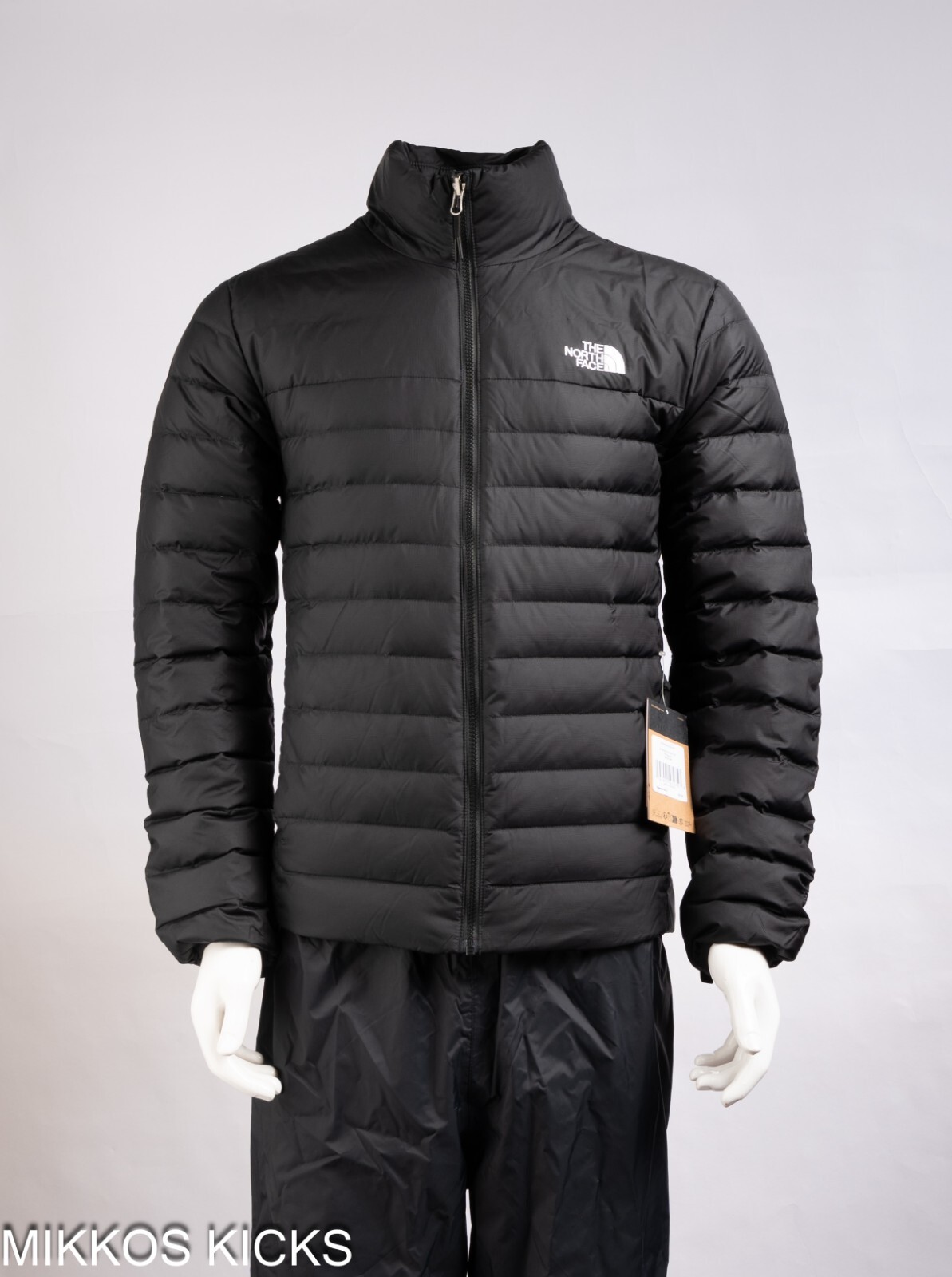 Mens The North Face Minoqua Flare II 2 Insulated 550-Down FZ Puffer Jacket Black