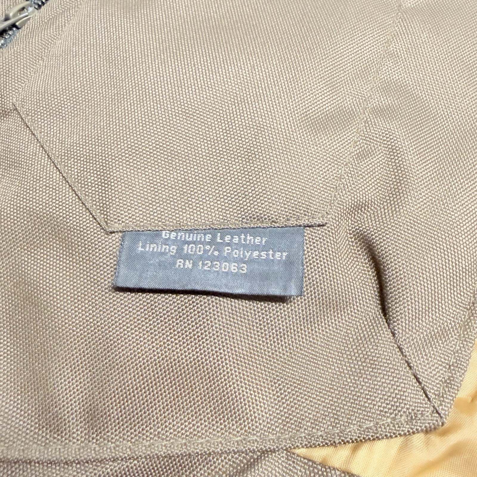 Leather Supreme 10 Pocket Concealed Carry Brown Biker Vest Size 52 Fits 48