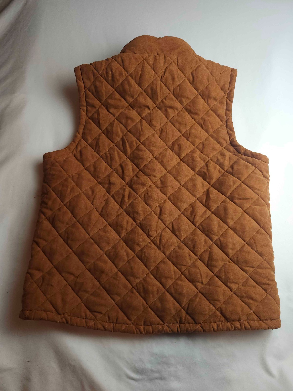 Linea Uomo Vest Mens Large Brown Puffer Outdoor Gorpcore Classic Academia Earthy
