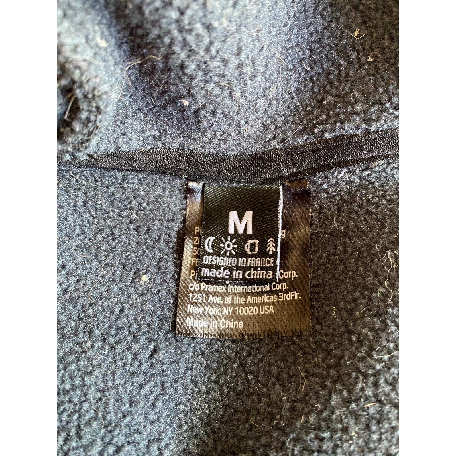 Picture Organic Marco Jacket recycled poly polartec Men’s medium blue and gray