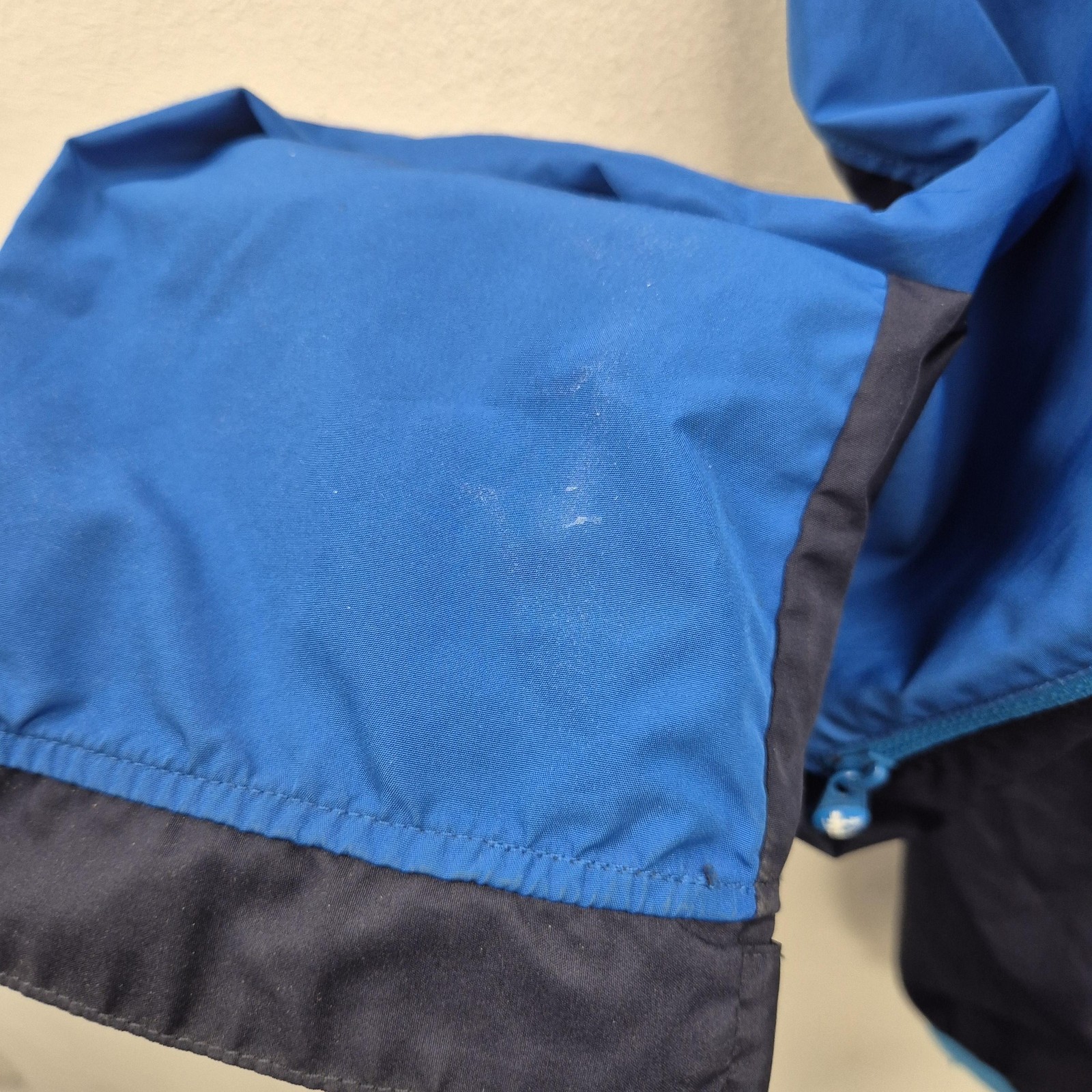 Paramo Jacket Mens Size M Blue Nikwax Windproof Hooded Hiking Walking Outdoor