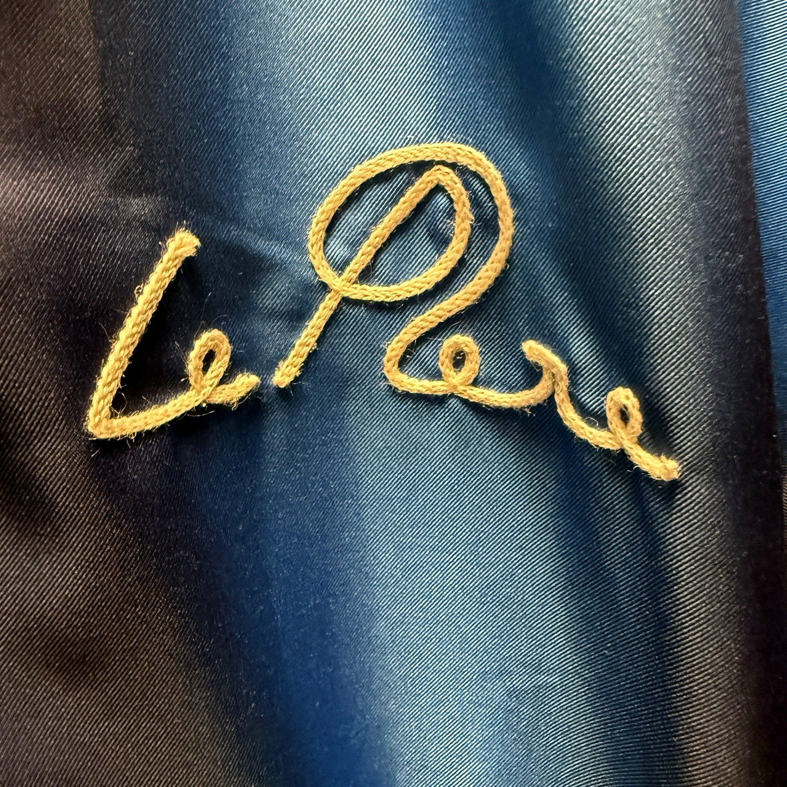 LE PERE Italy Mens Jacket Ombre Blue and Navy NWOT Ret. $550