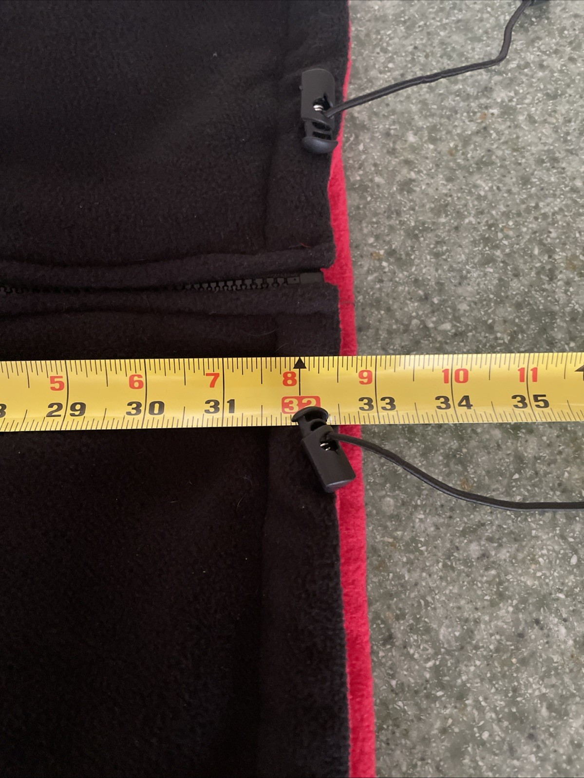 Gioberti Outerwear Mens L Fleece Jacket Zip Black Red Reversible Soft Cozy NWT