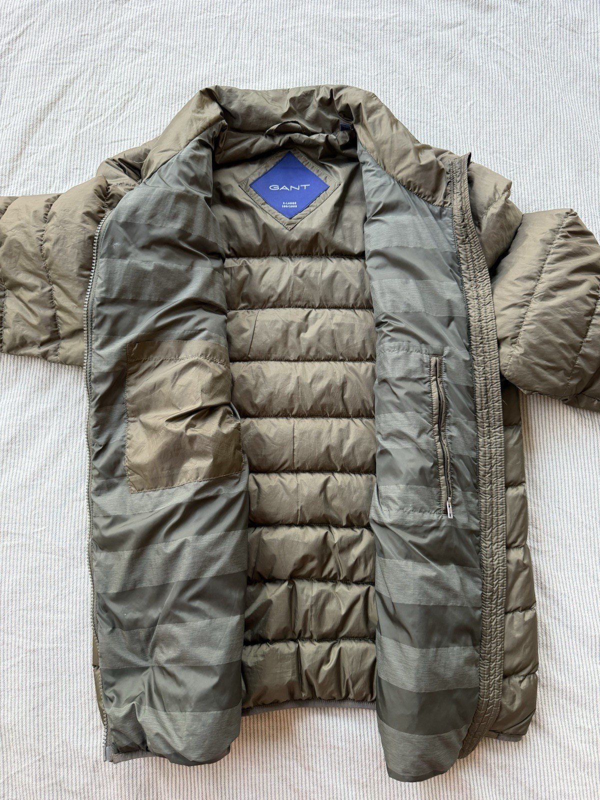Men’s GANT 7006093-301 Light Down Jacket Piumino Uomo RACING GREEN