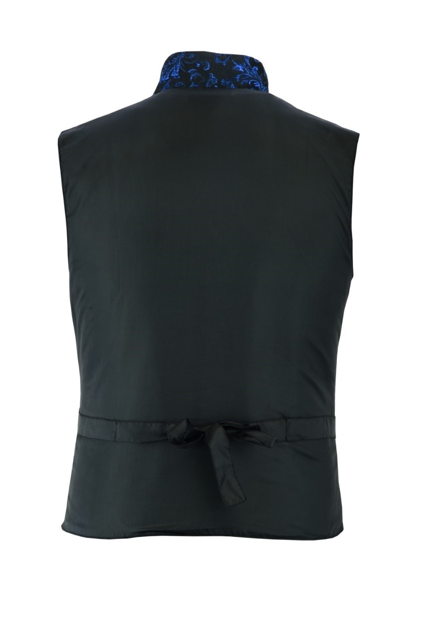 Men’s Brocade Double-Breasted Vest Waistcoat Gothic Aristocrat Steampunk