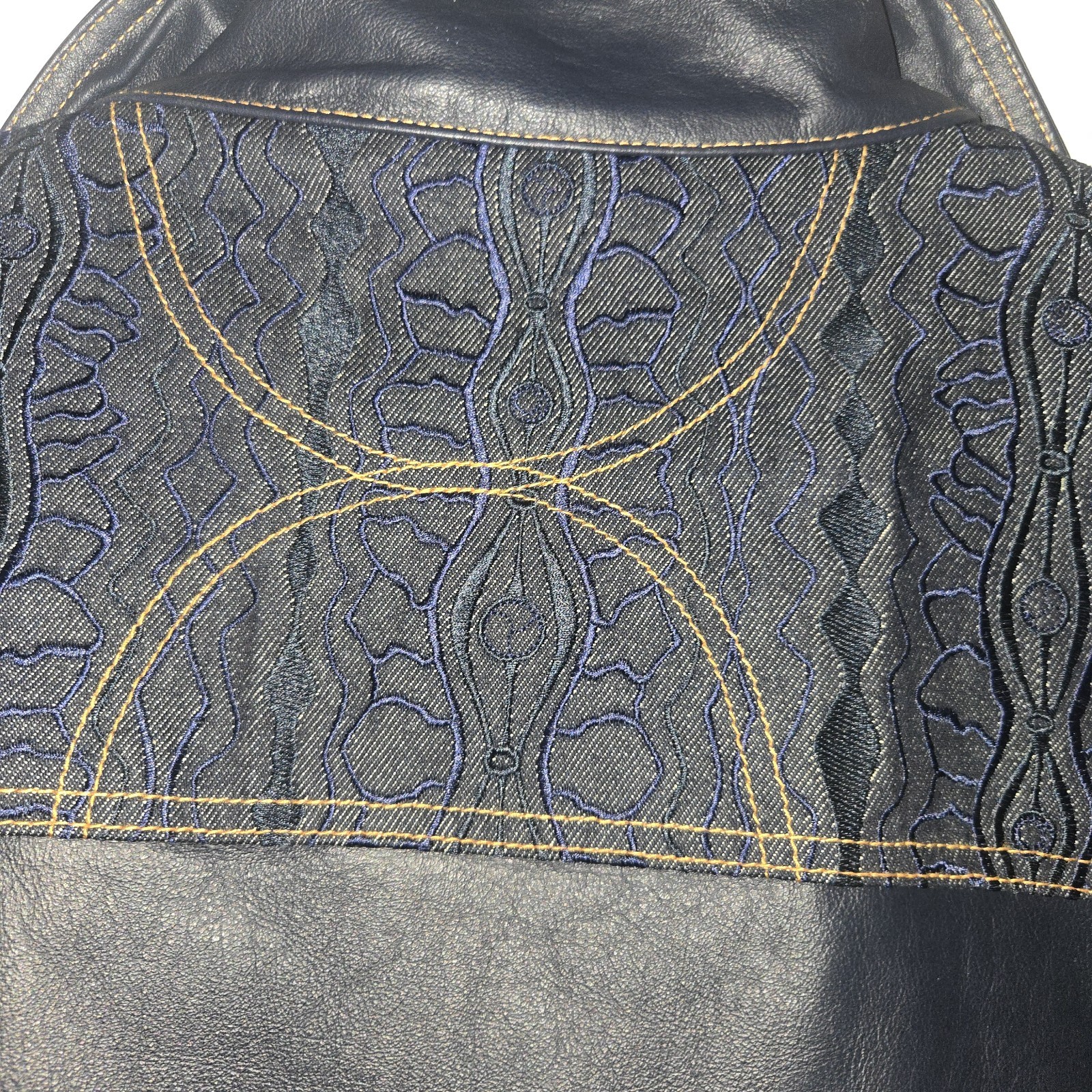 RARE Vintage COOGI Authentic Leather & Denim 2-Piece «THE HOLY GRAIL» Worn 1x