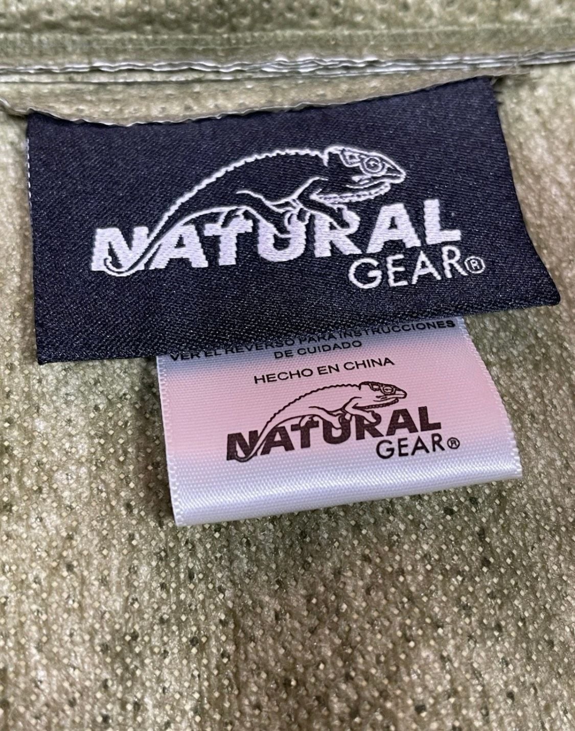 Natural Gear Polypropylene Camo Rain Jacket Size XL