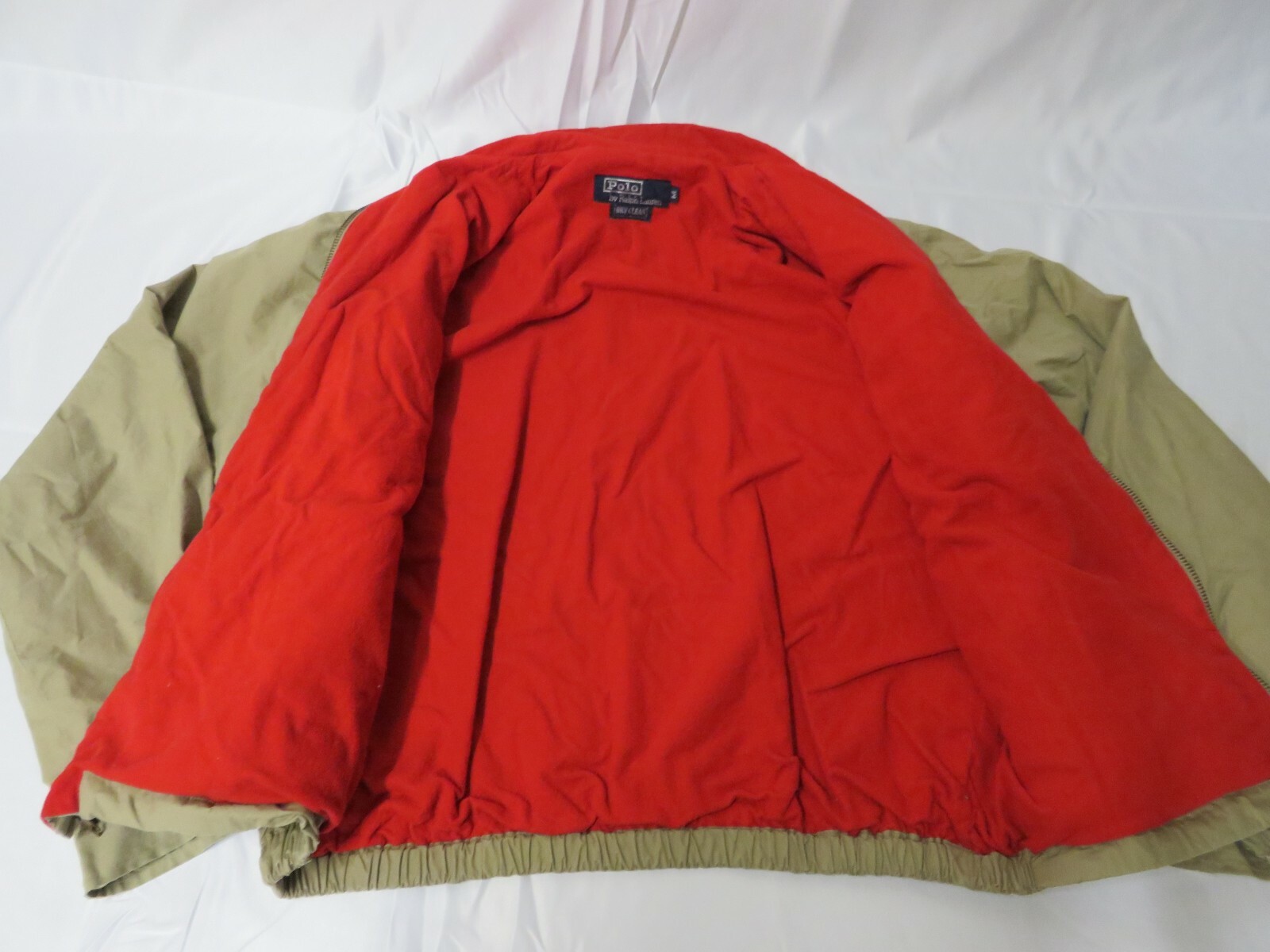 Vintage Polo Ralph Lauren Fleece Lined Dry Clean Only Men Size Medium