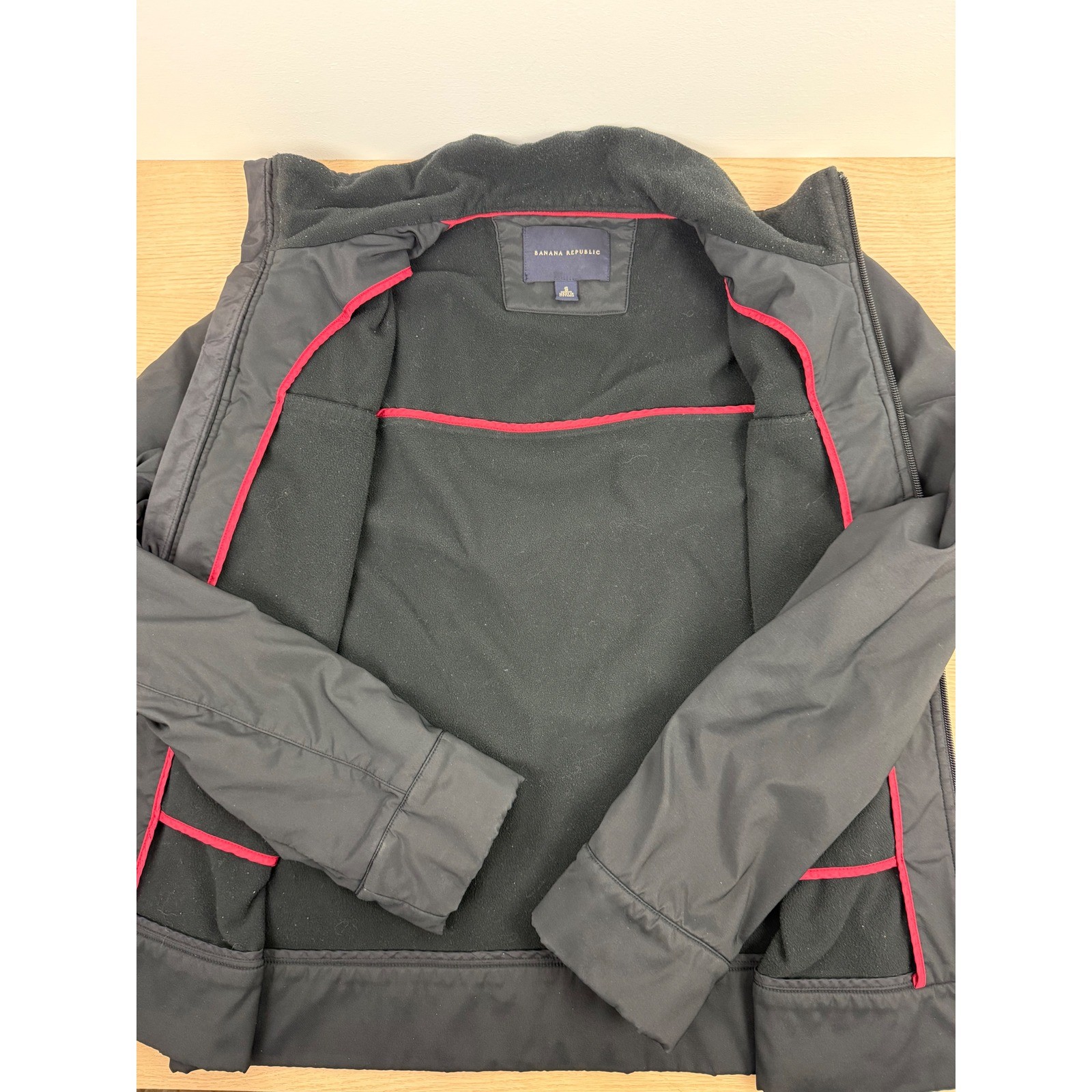 Banana Republic Men’s Gray Full Zip Lightweight Jacket Small Casual Outerwear
