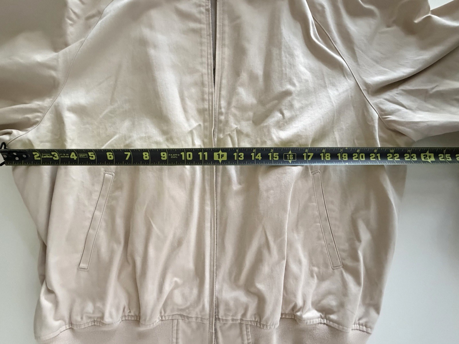 $800 HERILL Egyptian Cotton Chino Weekend Jacket Beige Men Size 3 M/L