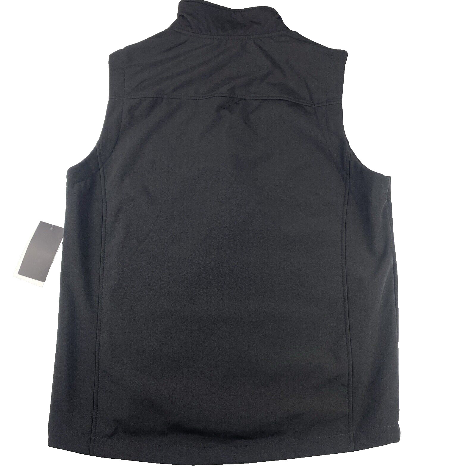 Mens Sportsmans Warehouse Employee Full Zip Vest sz M Blk Polyester, Spandex NWT