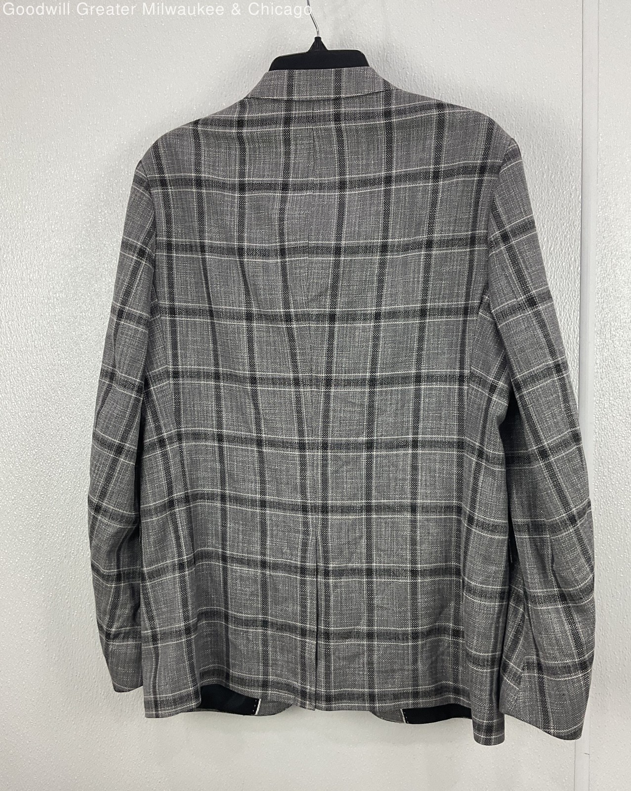 NWT Zara Men Black/White Plaid Suit Jacket Size 40