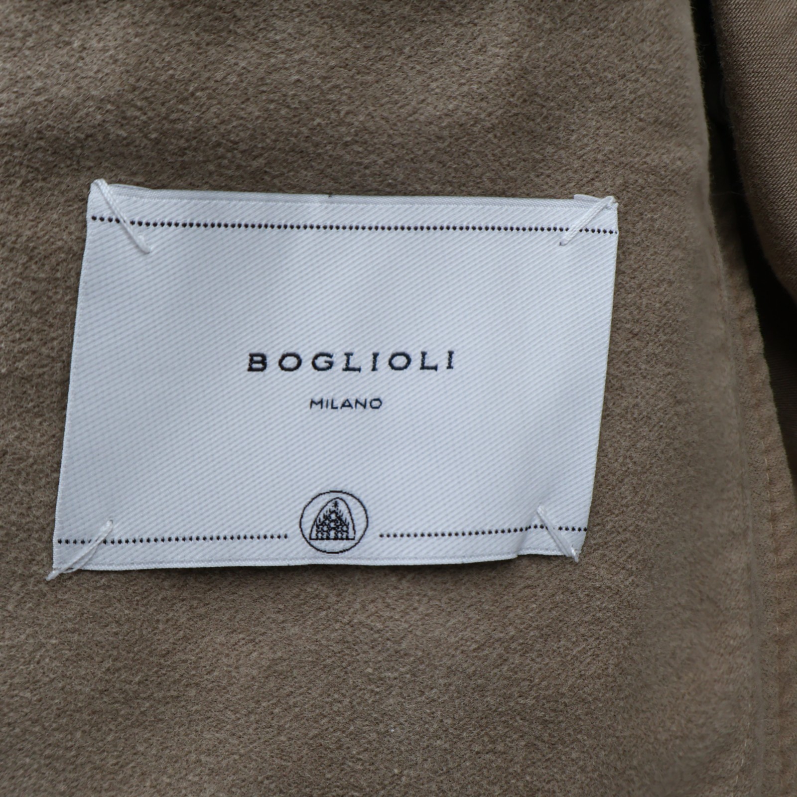 BOGLIOLI Beige Tailored Jacket 100% Cotone Size 48 Made in Italy