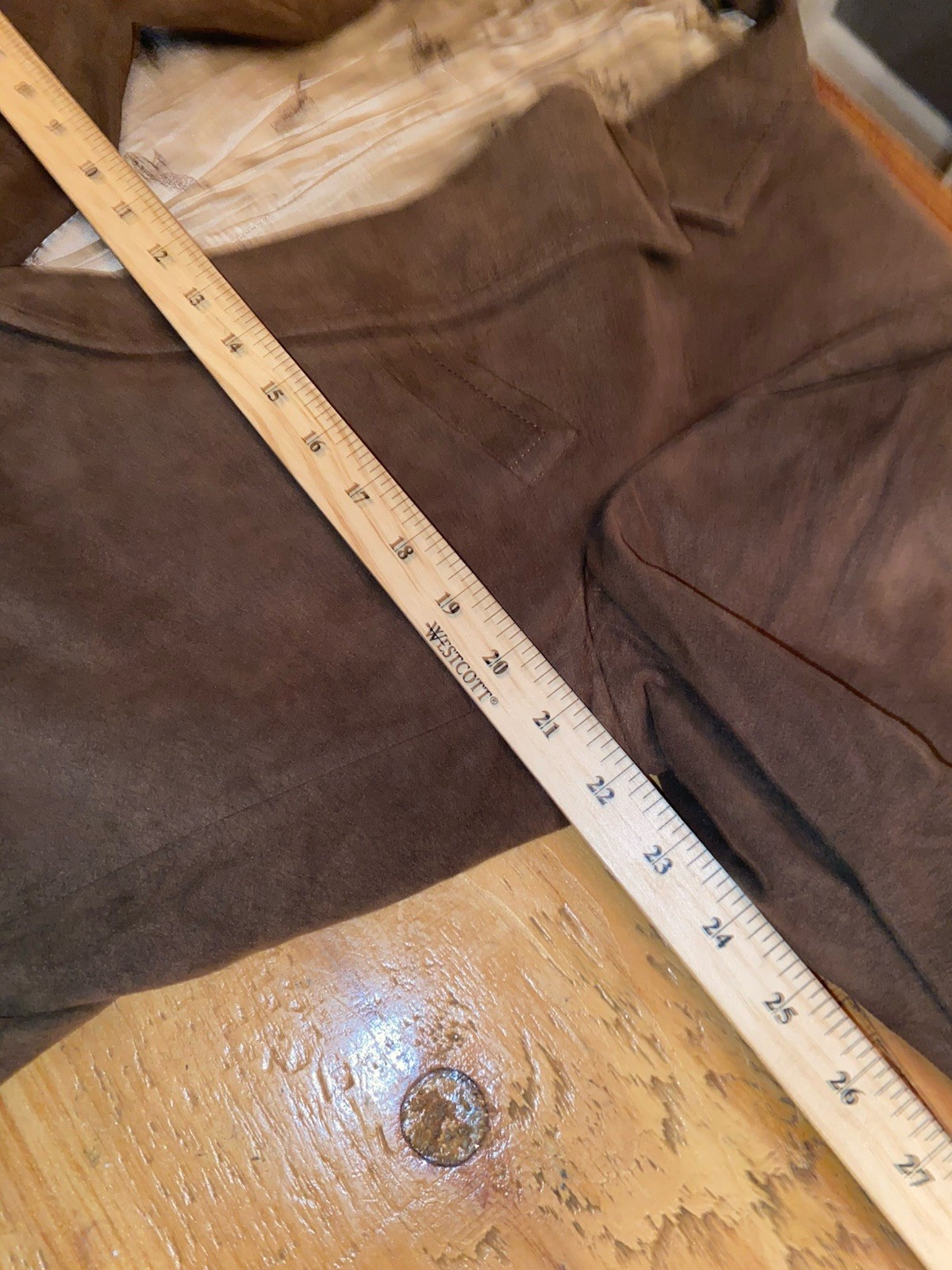 Perlis New Orleans Mens Brown Jacket Professional Clean Only Vintage 60s-70s