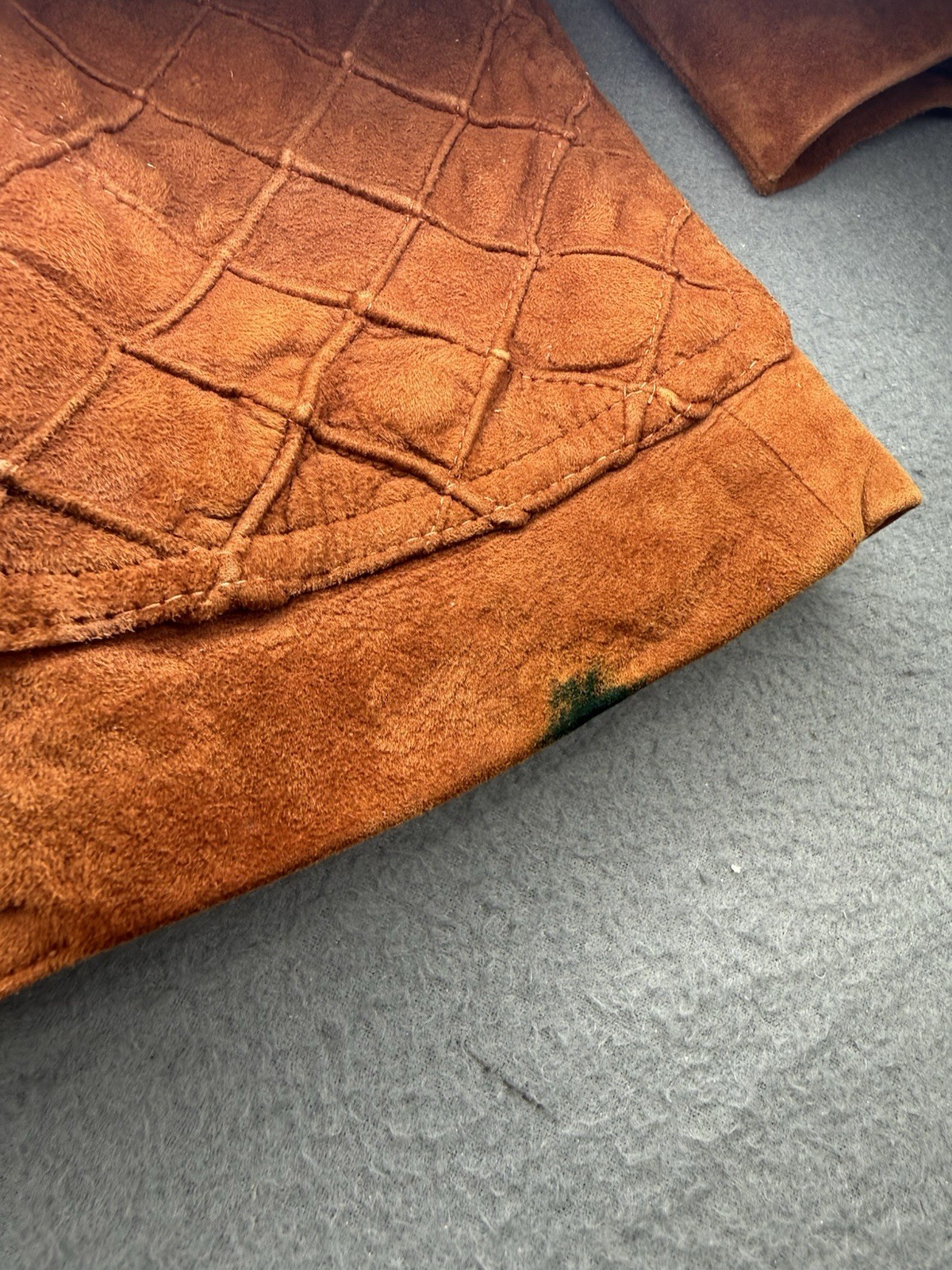 Men’s Vintage Brown Genuine Soft Suede Leather Two Button Blazer Sport Jacket