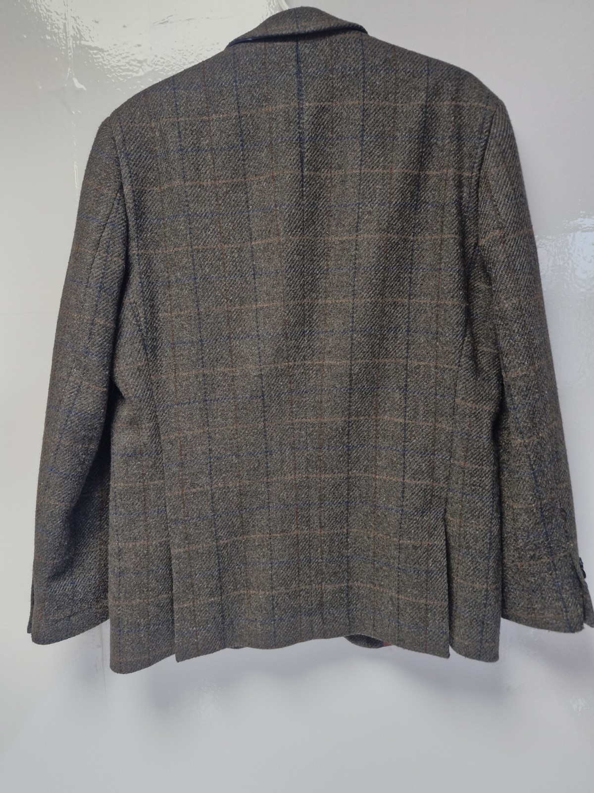 Mens Broadstone Brothers Overcheck Twill Tweed Blazer Jacket Medium UK 42R