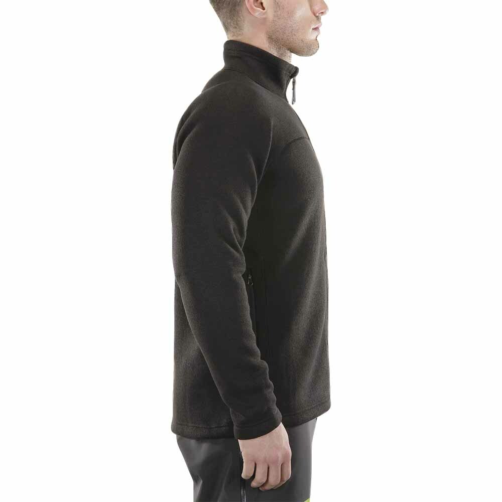 WOW! NEW! Haglofs Swook Fleece Jacket Warm Front Zipper True Black XL US Seller