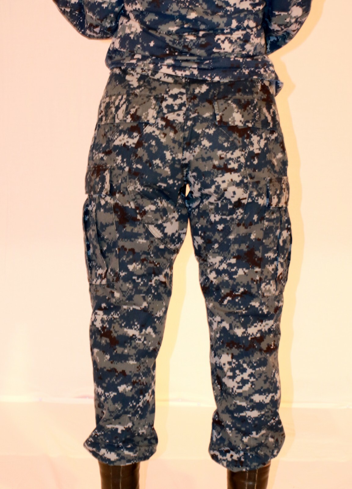 US NAVY NWU TYPE 1 BLUE DIGITAL CAMOUFLAGE BLUEBERRY UNIFORM PANTS TROUSERS
