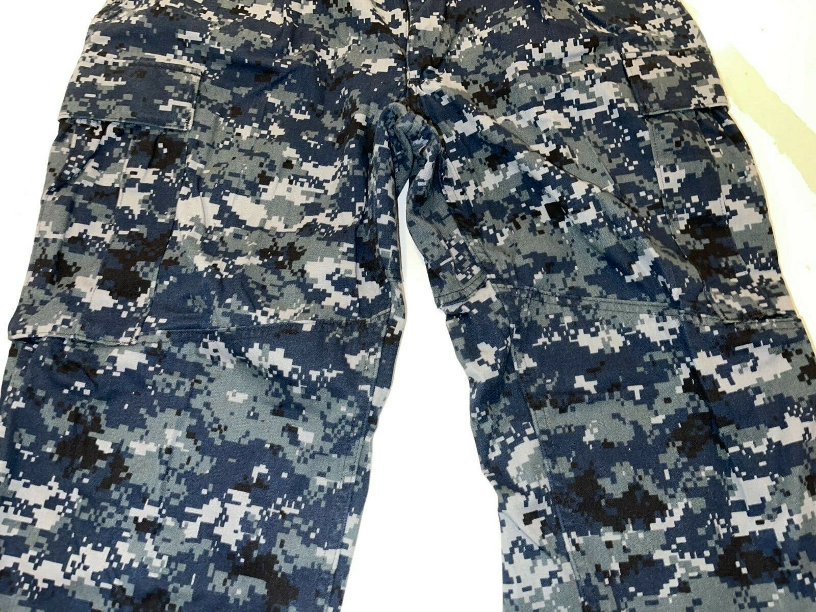 US NAVY NWU TYPE 1 BLUE DIGITAL CAMOUFLAGE BLUEBERRY UNIFORM PANTS TROUSERS