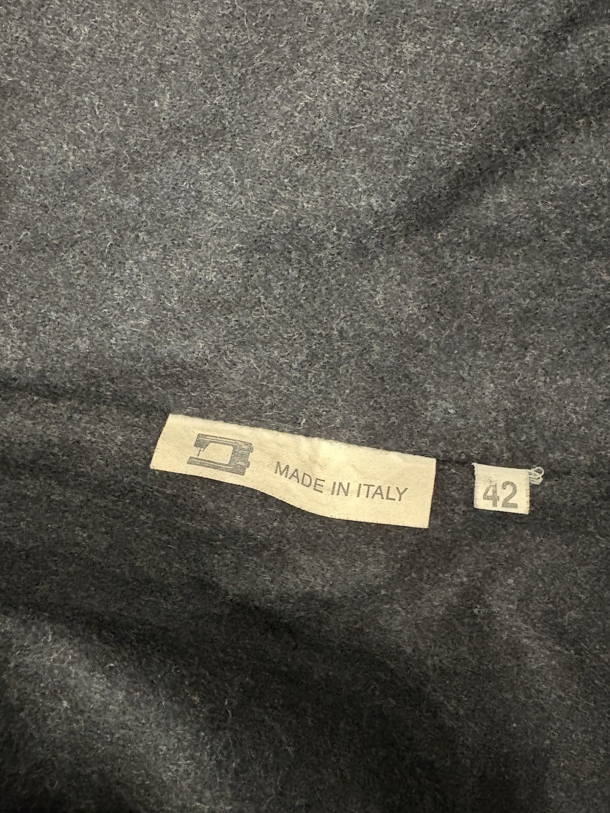 Valstar Long Coat Jacket Brown Double Collar Size 42 3 Button