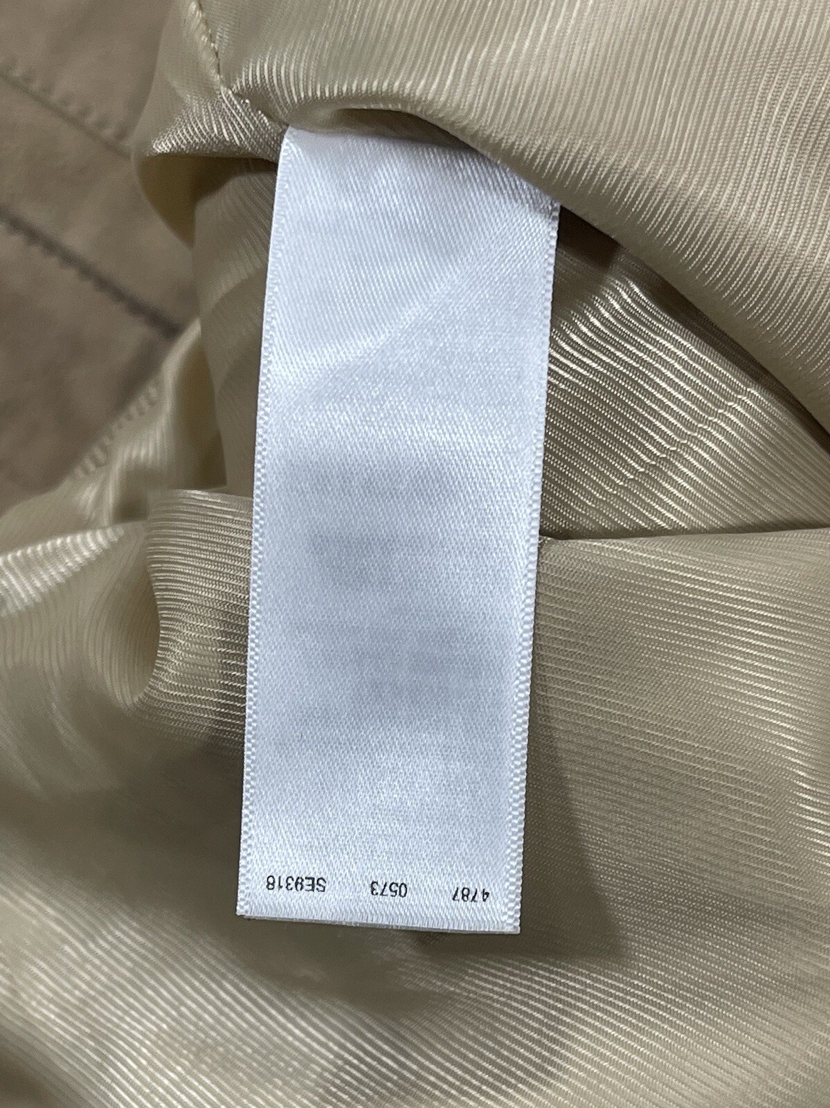 Topman Suede Jacket Beige Mens Size S Pre Owned Full Zip Good Condition
