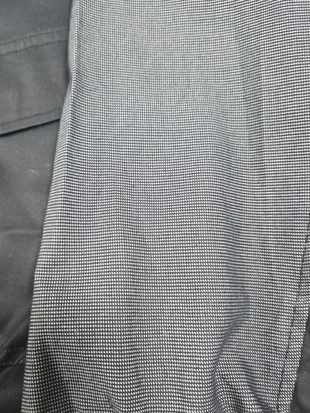 Sean John Mens 3XL Black/Grey Dry Clean Only Jacket