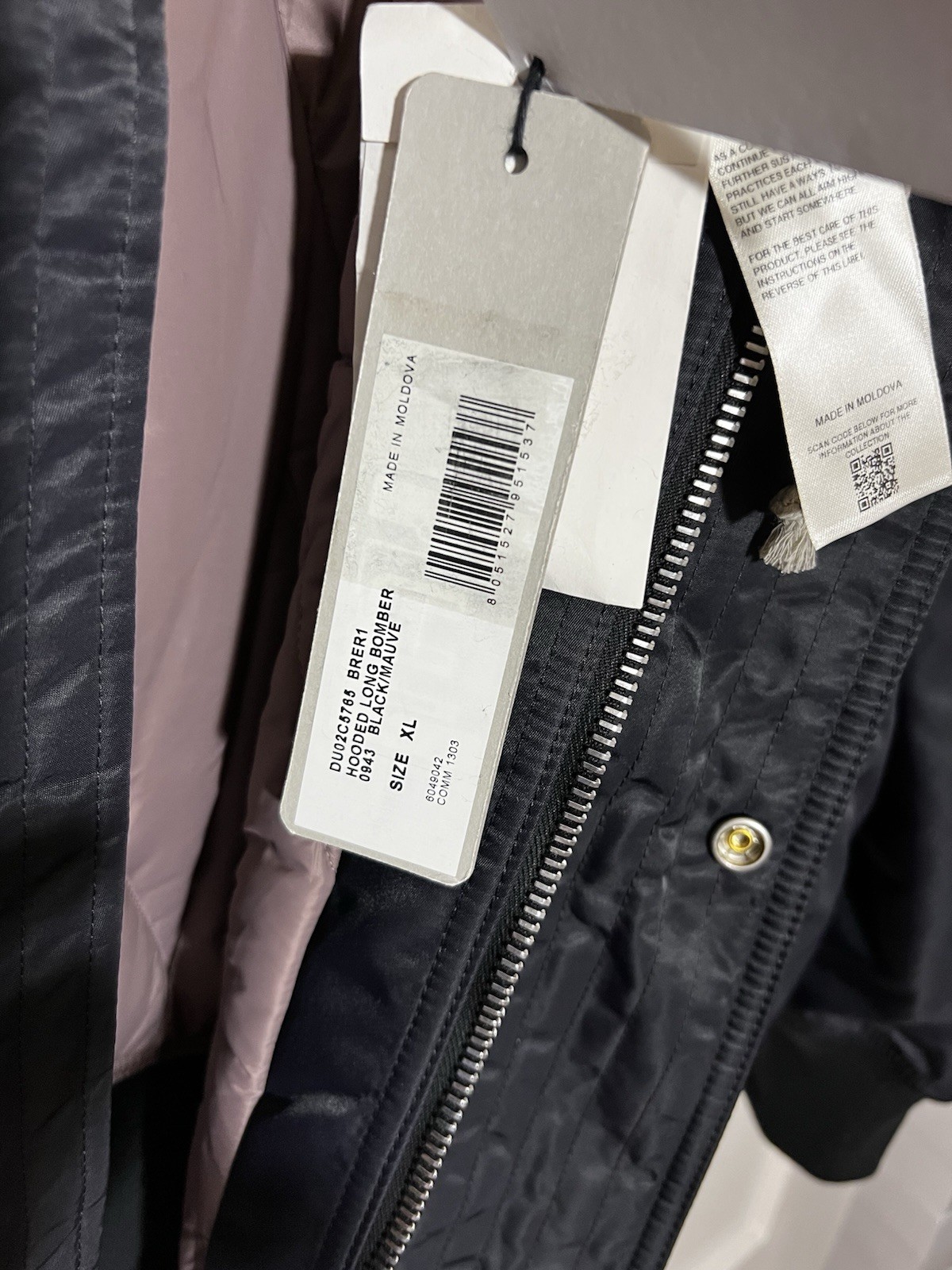 Rick Owens Drkshdw Long Bomber Jacket Men’s Size XL – DU02C5765