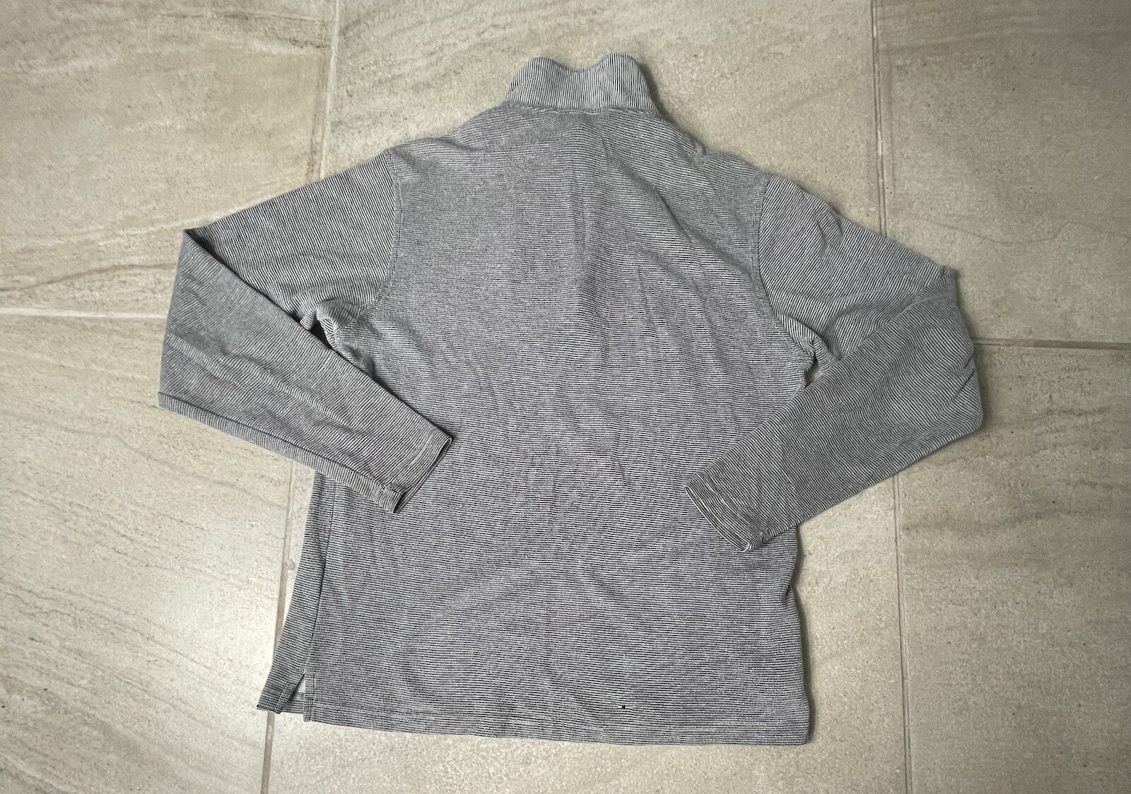 JACK WOLFSKIN Unisex Fleece 1/4 Zip Jacket Sweater White Back Medium USA SELLER