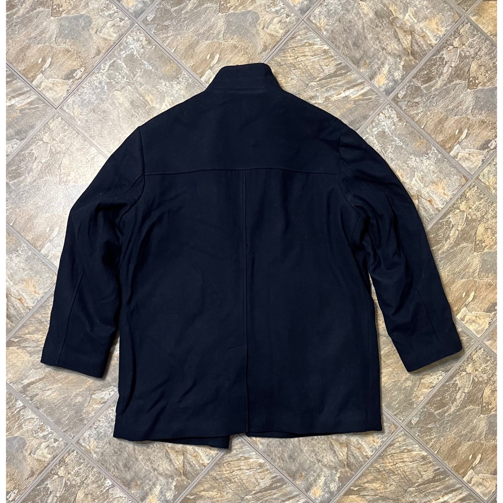 Cardinal of Canada Coat Mens XXL Navy New Wool Blend Double Mock Neck Jacket