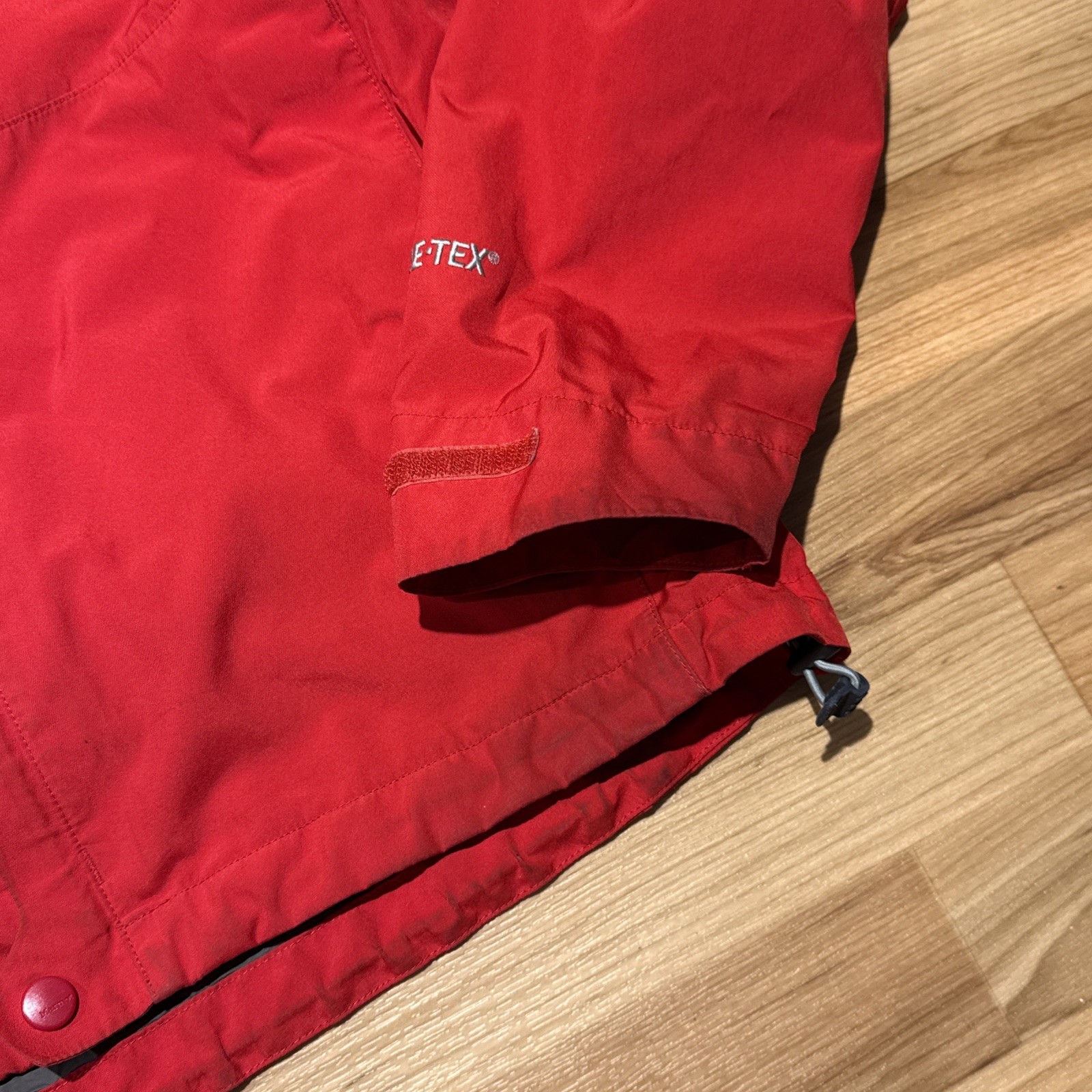 MARMOT Minimalist Gore-Tex Mens S/P Rain Parka/Jacket Red