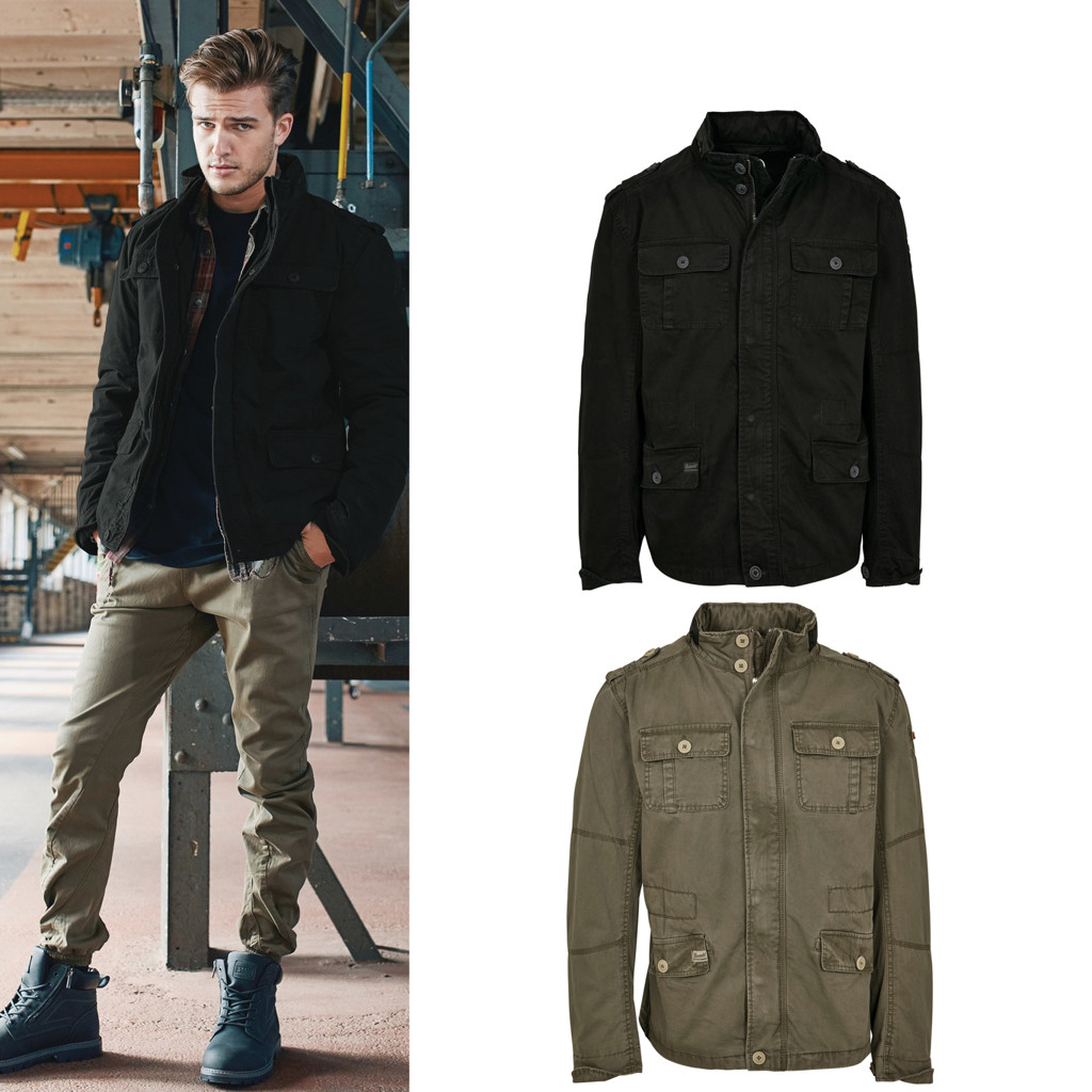 Build Your Brandit Britannia Jacket BD316 – Men’s Coat Military Hood Winter Top