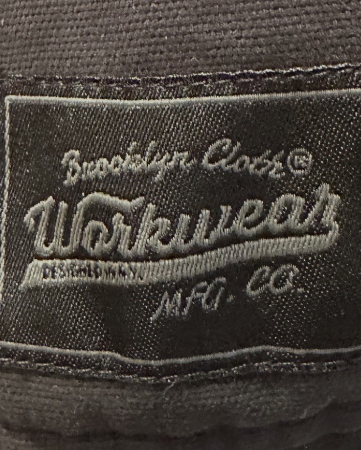 Brooklyn Cloth Workwear Hooded Black Canvas Jacket Size Small