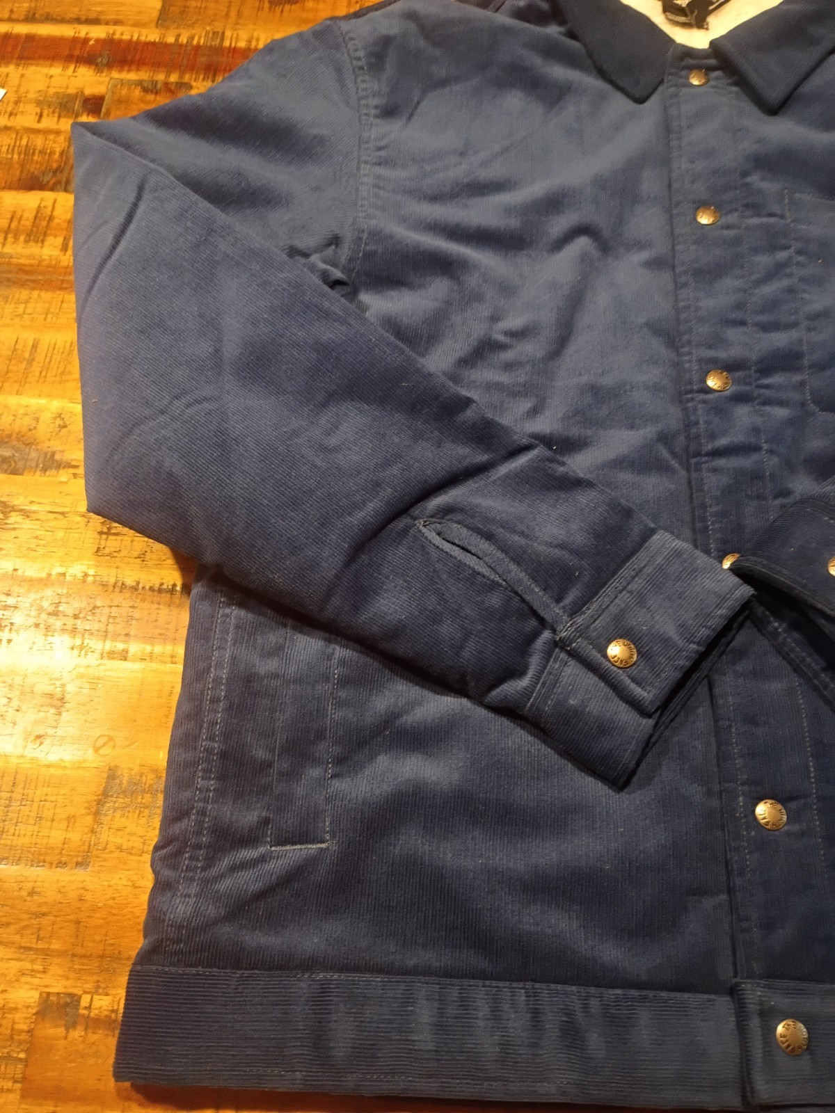 Mens North Face SherpaLined Junction Jacket Shacket EstateBlue SnapPocket Sz XL