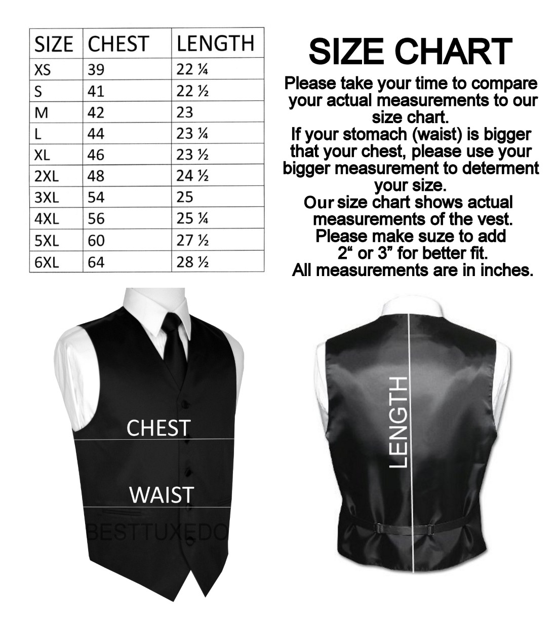 MEN’S SILVER SATIN TUXEDO VEST, TIE & HANKIE SET. Formal, Prom, Dress, Wedding