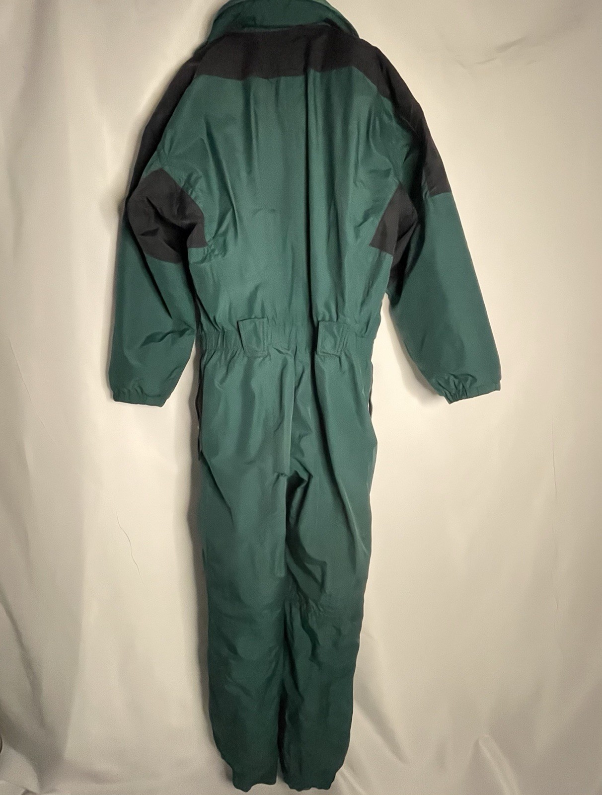 Vintage Obermeyer Nomad 1 One Piece Ski Snowsuit Mens Green Black size Large