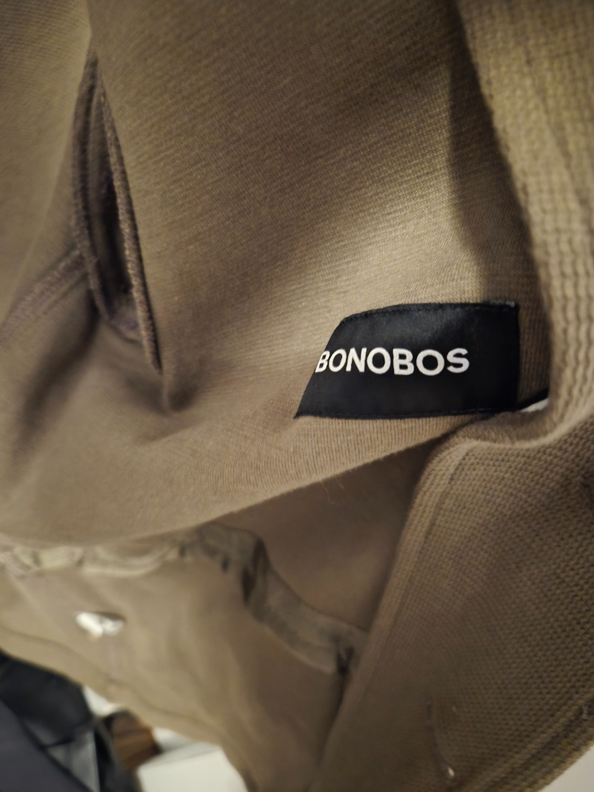 Bonobos Olive Green Heavy Knit Chore Jacket Shirt Jacket Mens S Unlined