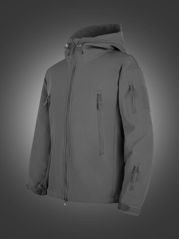 Military Mens Coat Jacket Waterproof Tactical Soft Shell Jacket Work Windbreaker