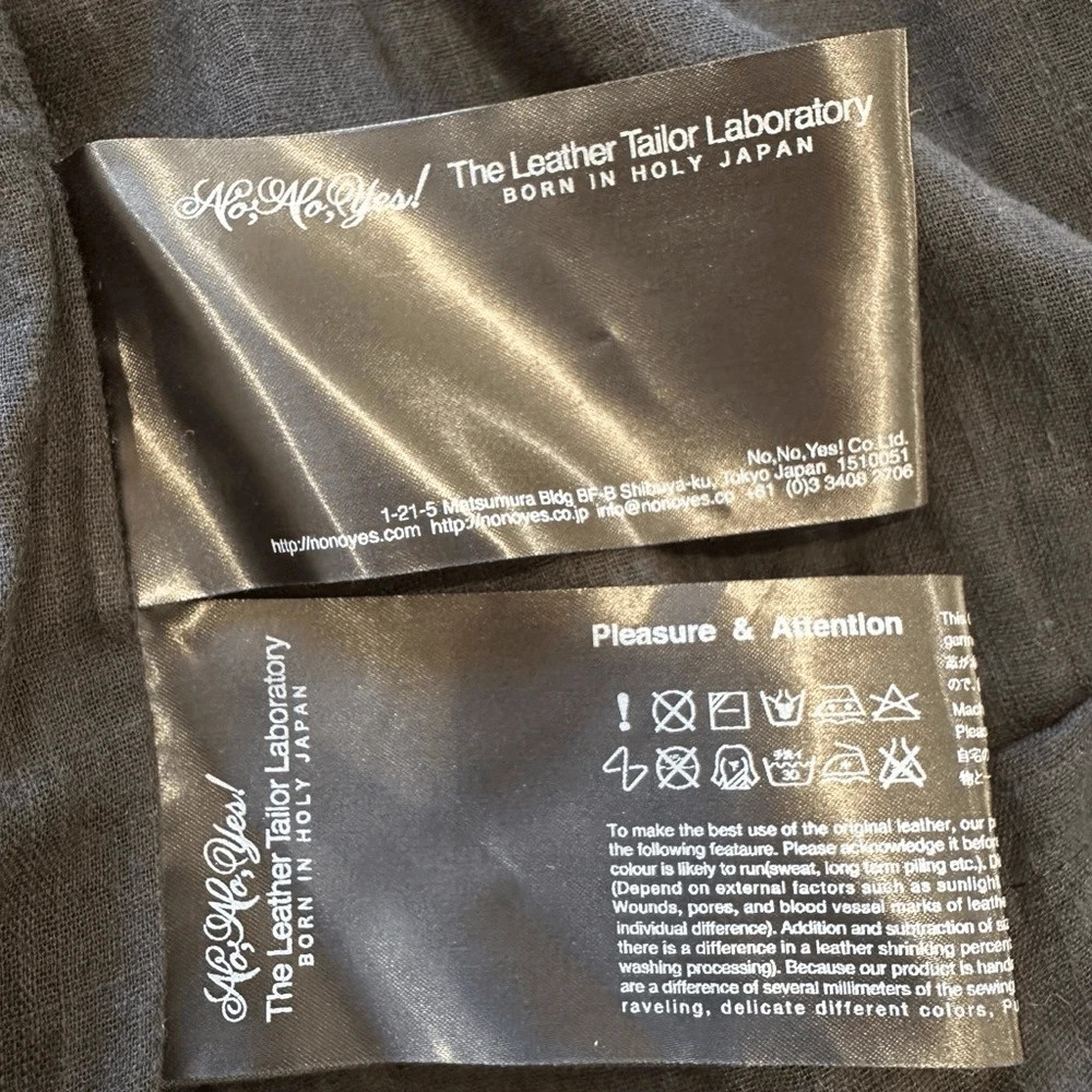 No, No, Yes The Leather Tailor Laboratory Double Sided Coat (READ DESCRIP)