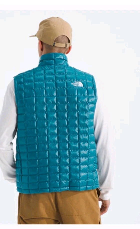 Mens The North Face Thermoball Trekker Vest Dusk Blue Sz XXL